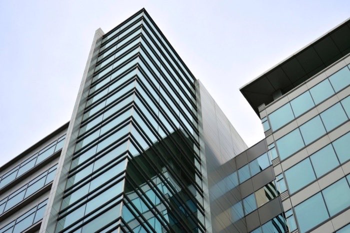 Modern office towers